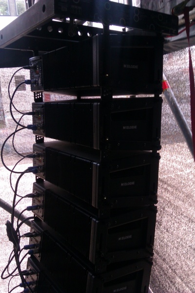 M'elodie in the delay tower M'elodie in the delay tower